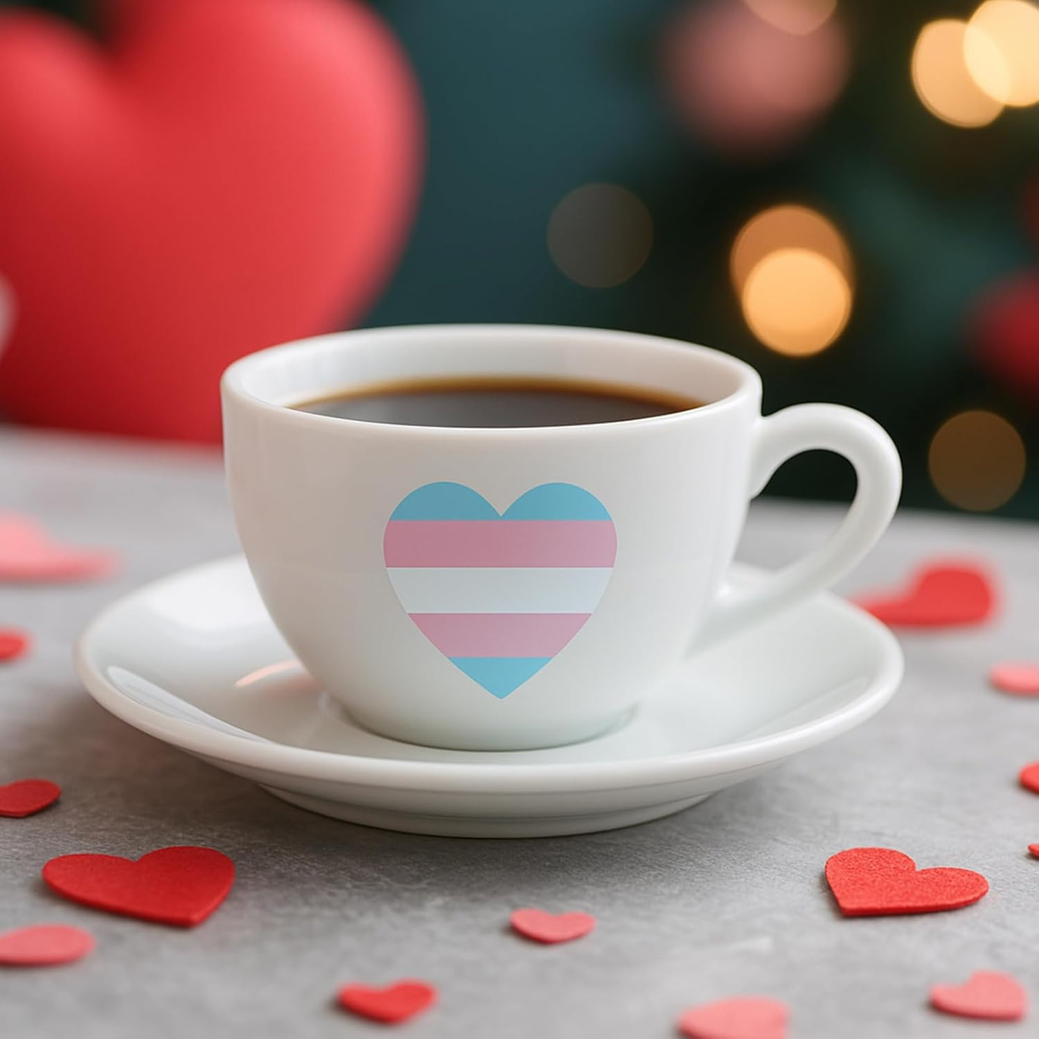 1000 Pcs Pride Stickers, LGBTQ+ Progress Pride Rainbow Heart Flag Stickers