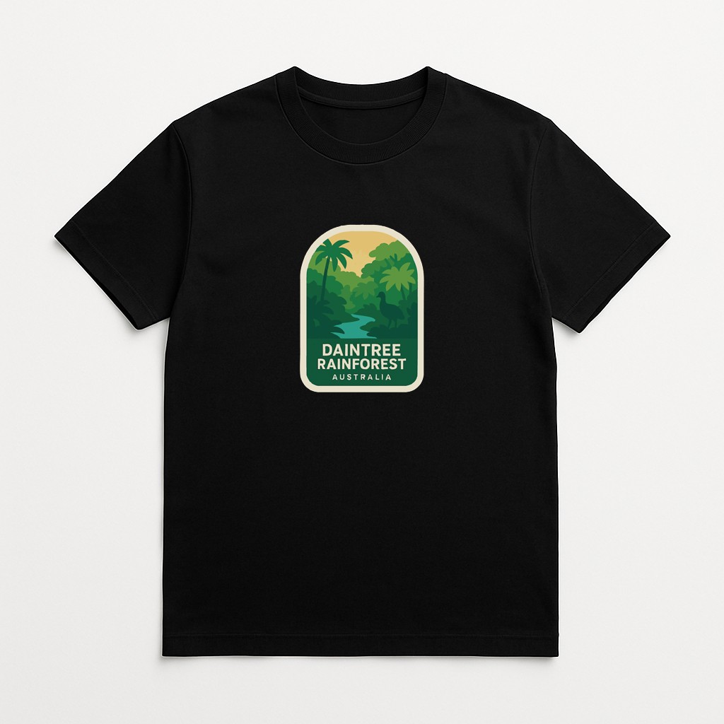Daintree Rainforest Australia Iron On Heat Transfer Vinyl HTV Die-Cut Symbolic