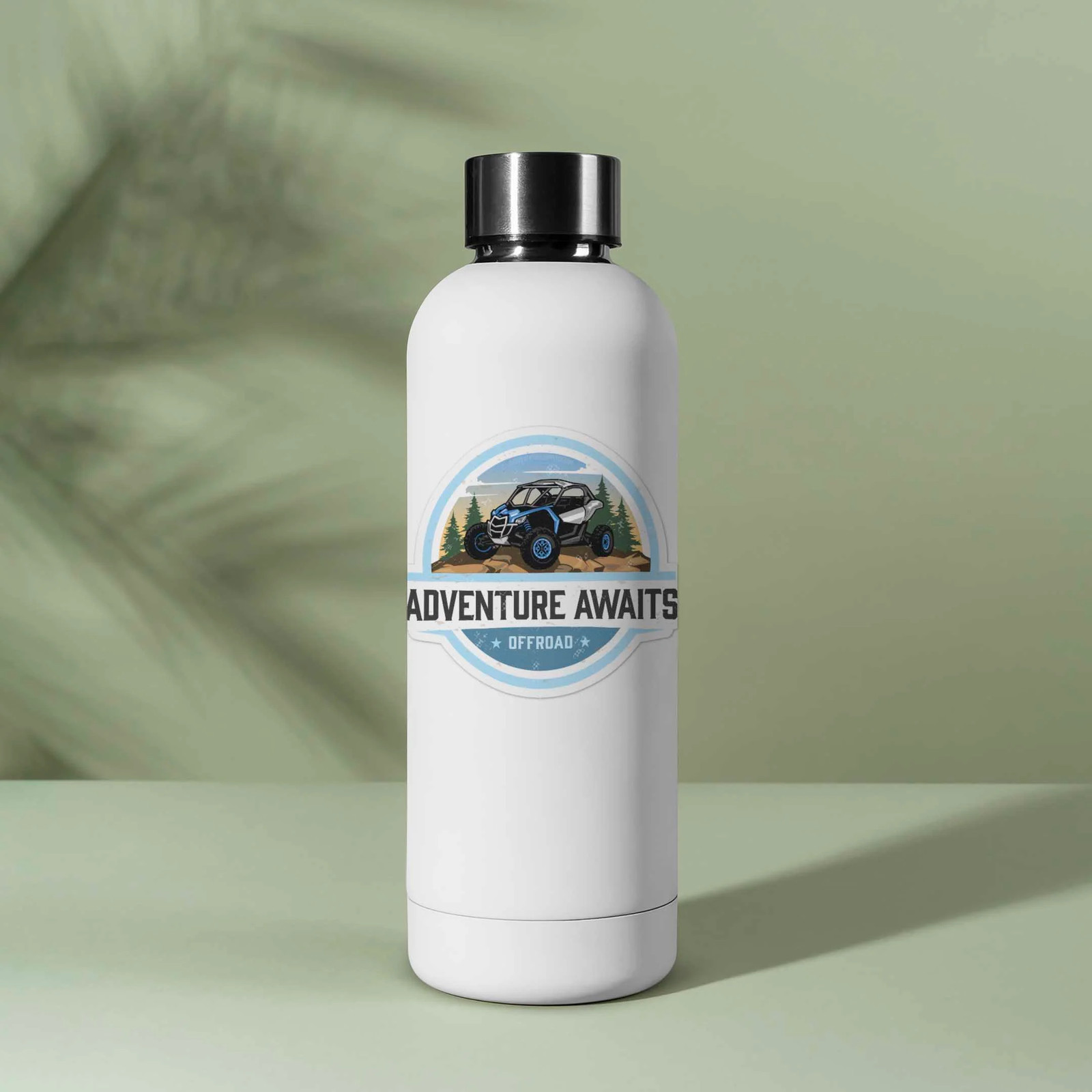 Adventure Awaits Sticker- Fun Decal for Water Bottle & Laptop