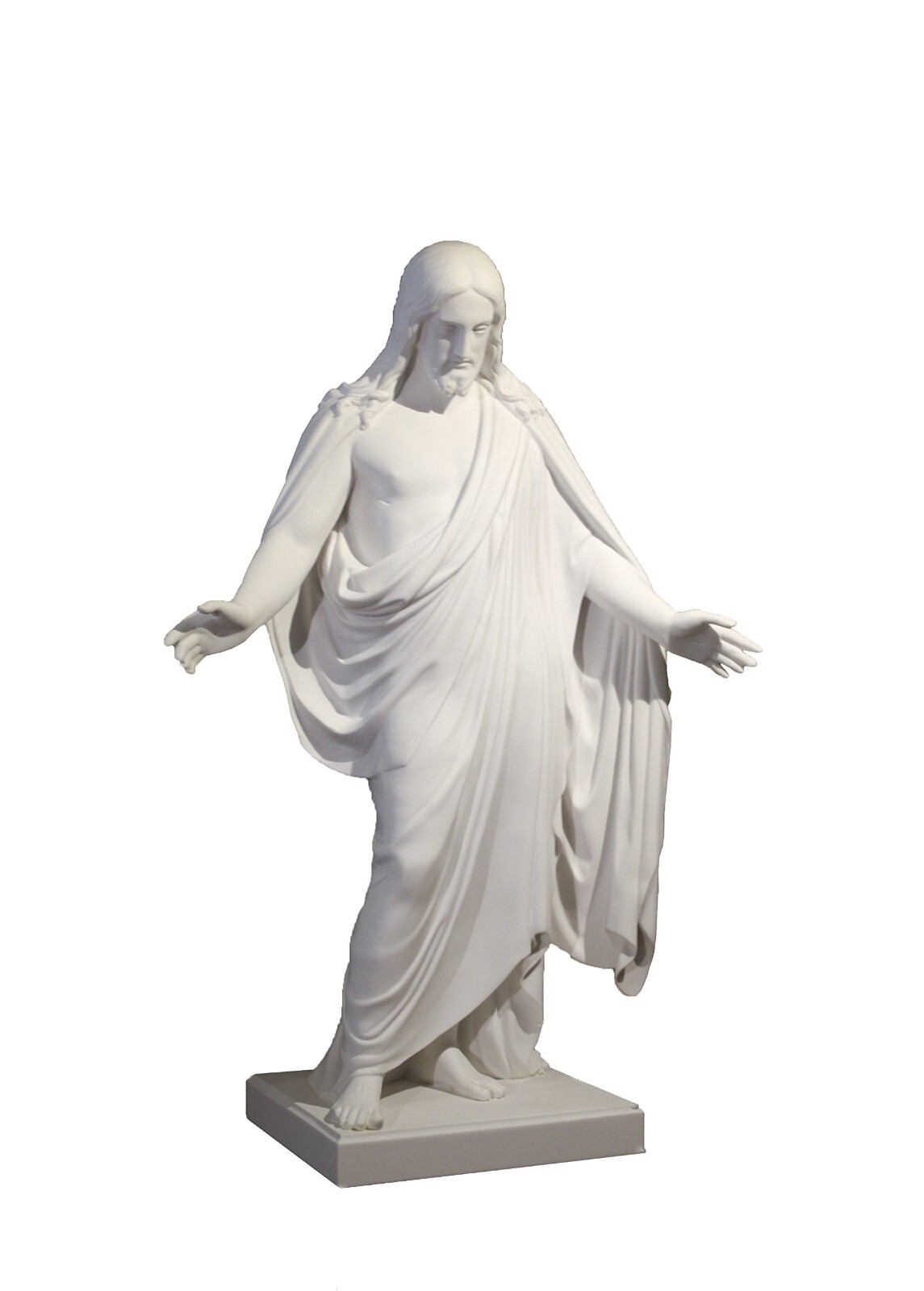 S31 Statue size 15" Gold Tone Cultured Marble Mormon One Moment In Time LDS CTR