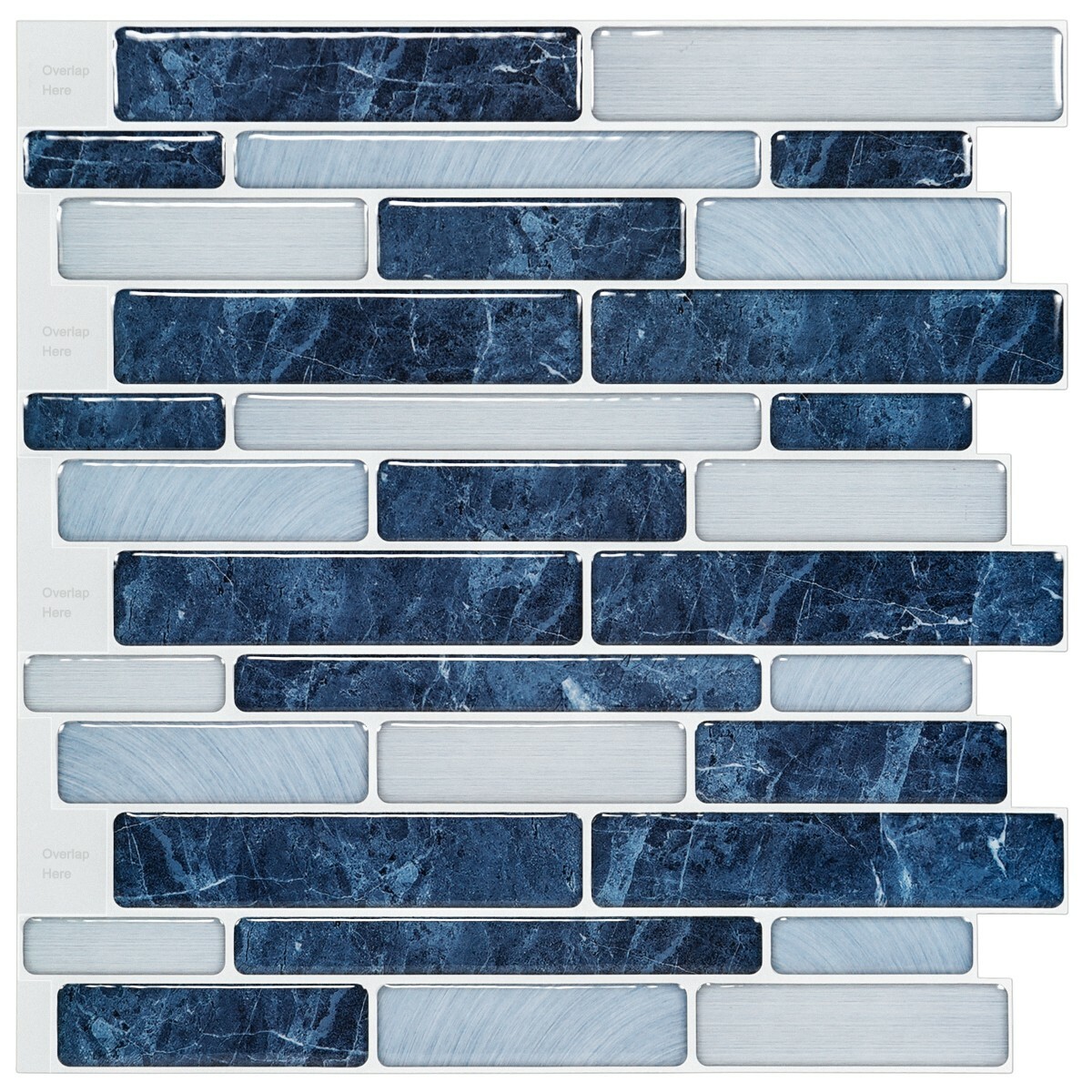 Art3d 10 Sheets Self-Adhesive Kitchen Backsplash, Decorative Tiles