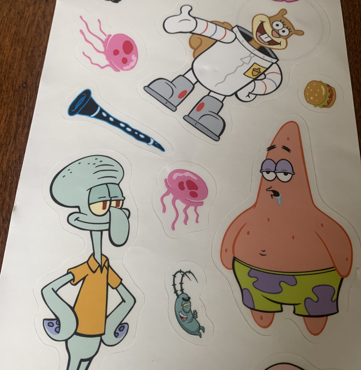 SpongeBob Squarepants Peel And Stick Wall Decals! Reusable & Residue Free!