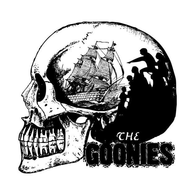 Goonies Never Say Die Sticker Retro Adventure Quote Vinyl Decal Laptop Car