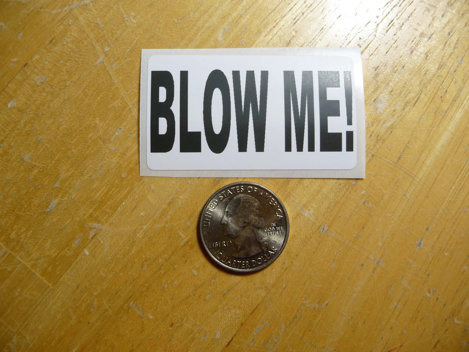 BLOW ME STICKER DECAL 1 – 50 BULK PACK FUNNY WINDMILLPINWHEEL INSULT