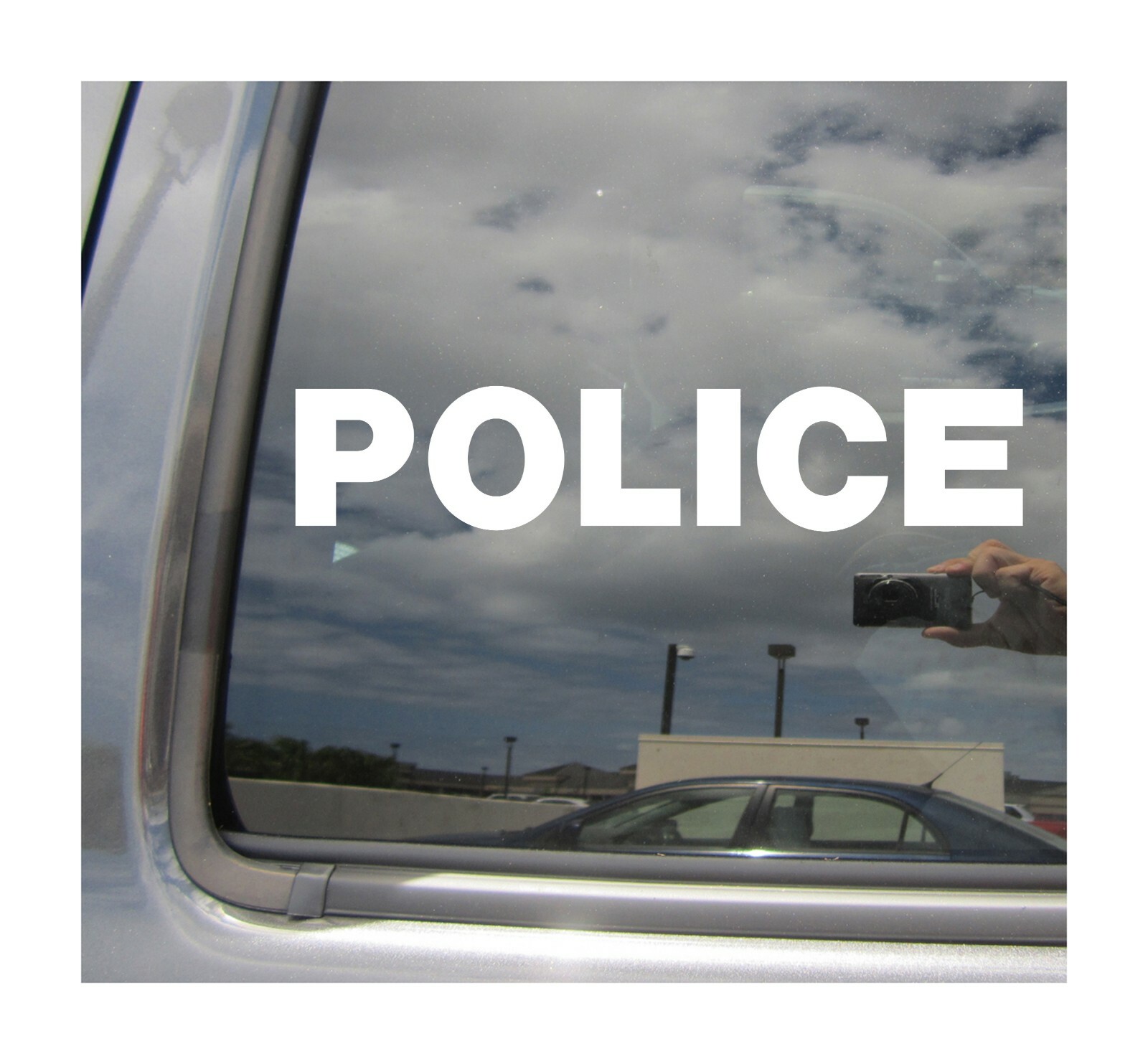 Police – Law Enforcement Department – Car Auto Window Vinyl Decal Sticker 10137
