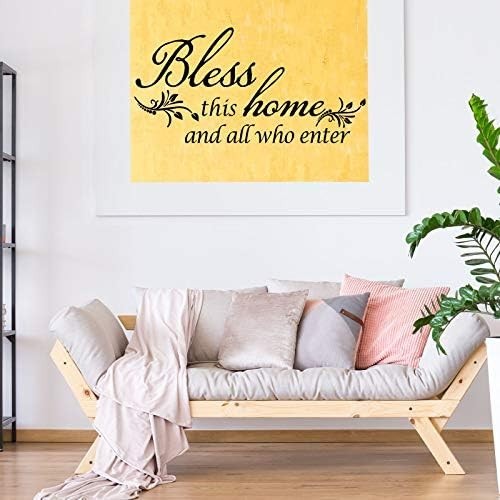 Vinyl Wall Quote Stickers Love Faith Hope Family Biblical Inspirational Decals