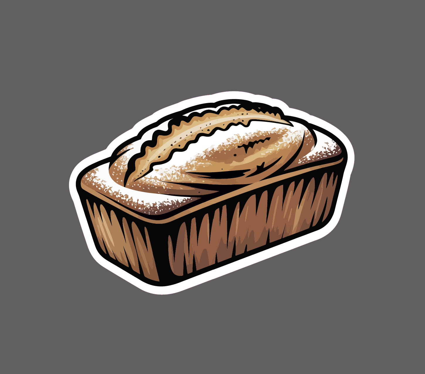 Banana Bread Sticker Baking Fruit Dessert Home Gift Waterproof NEW