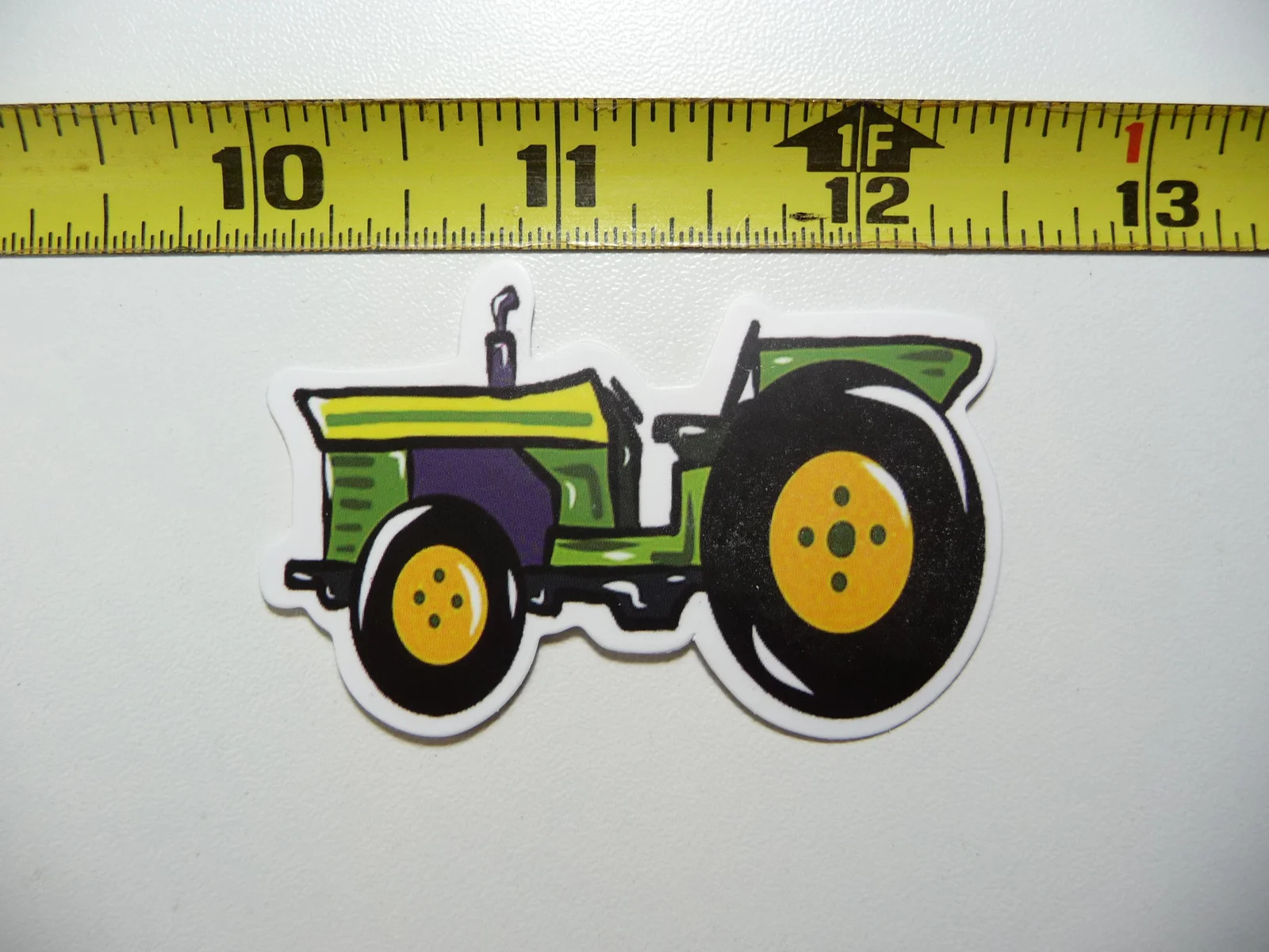 CARTOON TRACTOR FARM SMALL STICKER DECAL HEAVY EQUIPMENT CONSTRUCTION