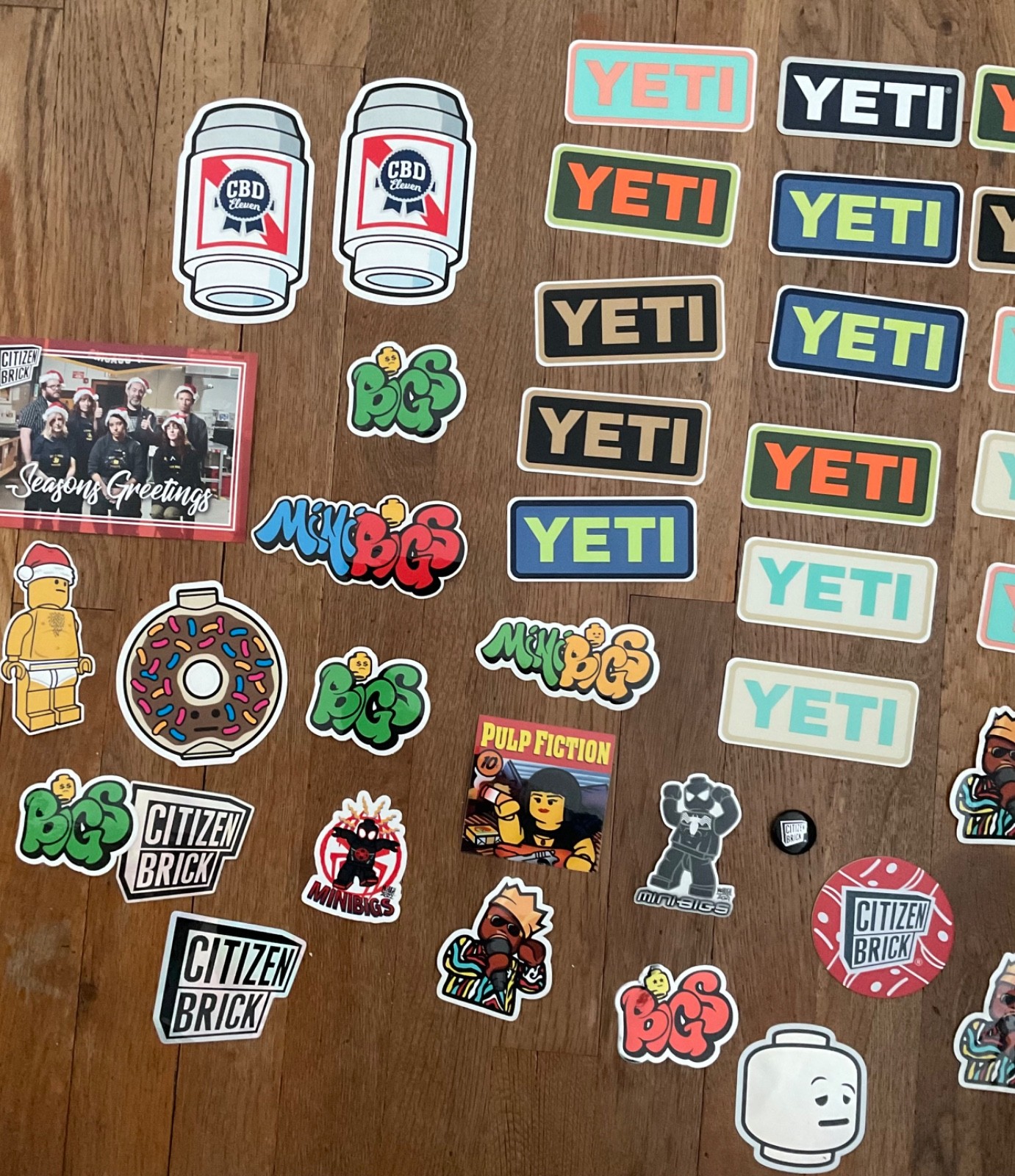 16 Authentic Different Colors YETI Decal / Stickers NEW