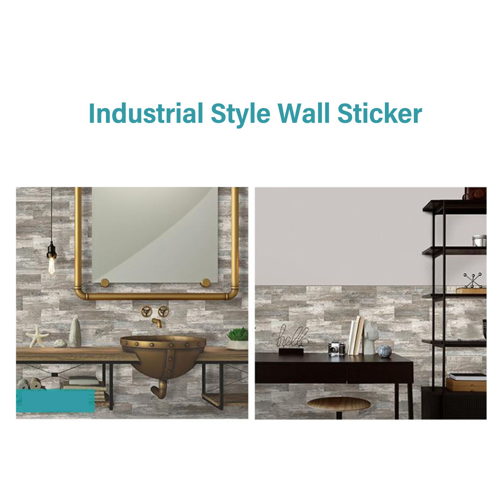 16PCS Frosted PE Foam Wall Stickers Removable Self Adhesive Wall Decor Bathroom