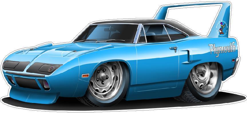 1970 Superbird NASCAR 3ft LONG WAll Graphic Garage Man Cave