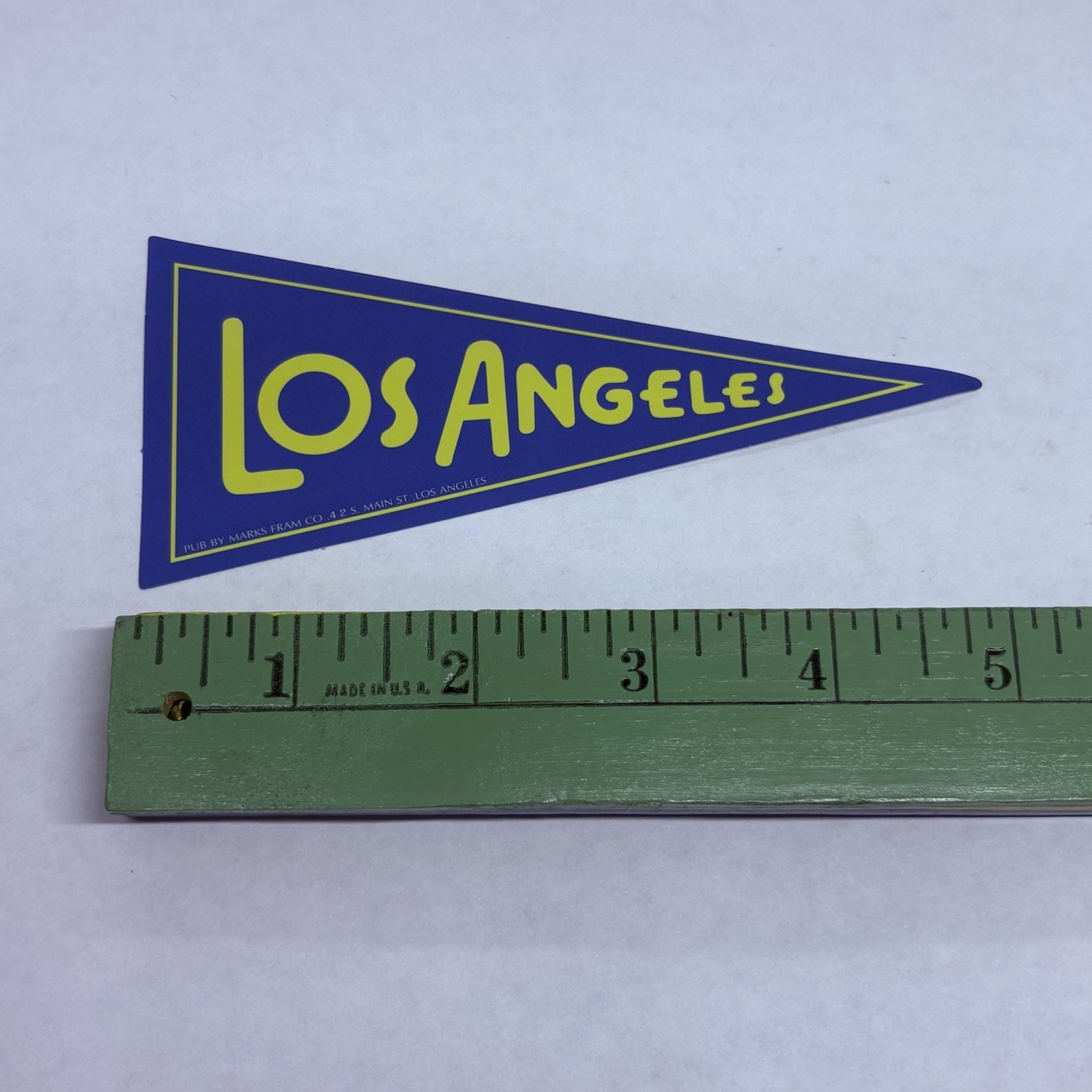 Los Angeles City Sticker Banner Decal Vinyl USA Travel Souvenirs 5.5” Journal P2