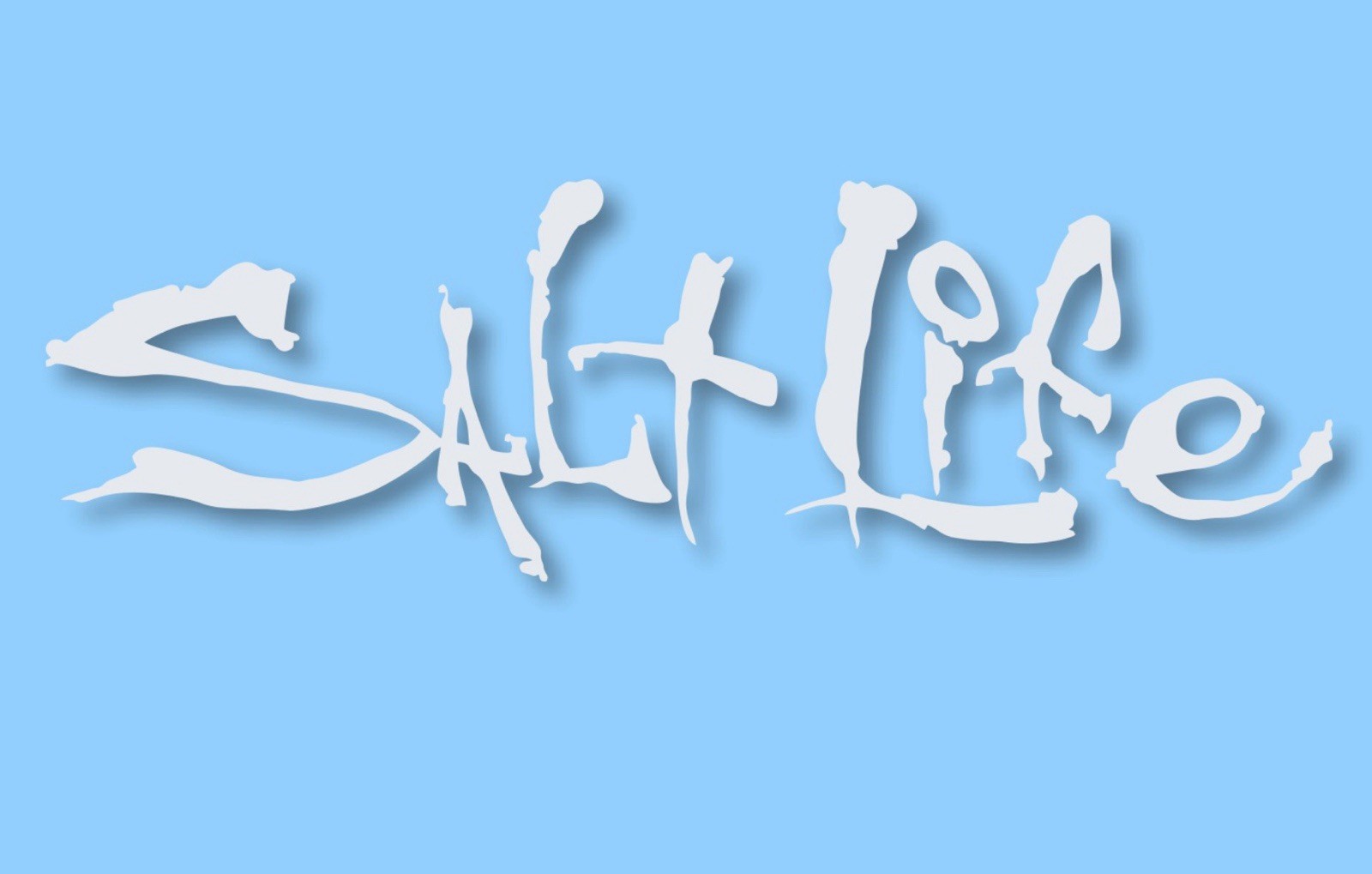 Salt Life Signature – Vinyl Decal Sticker – CHOOSE 6”