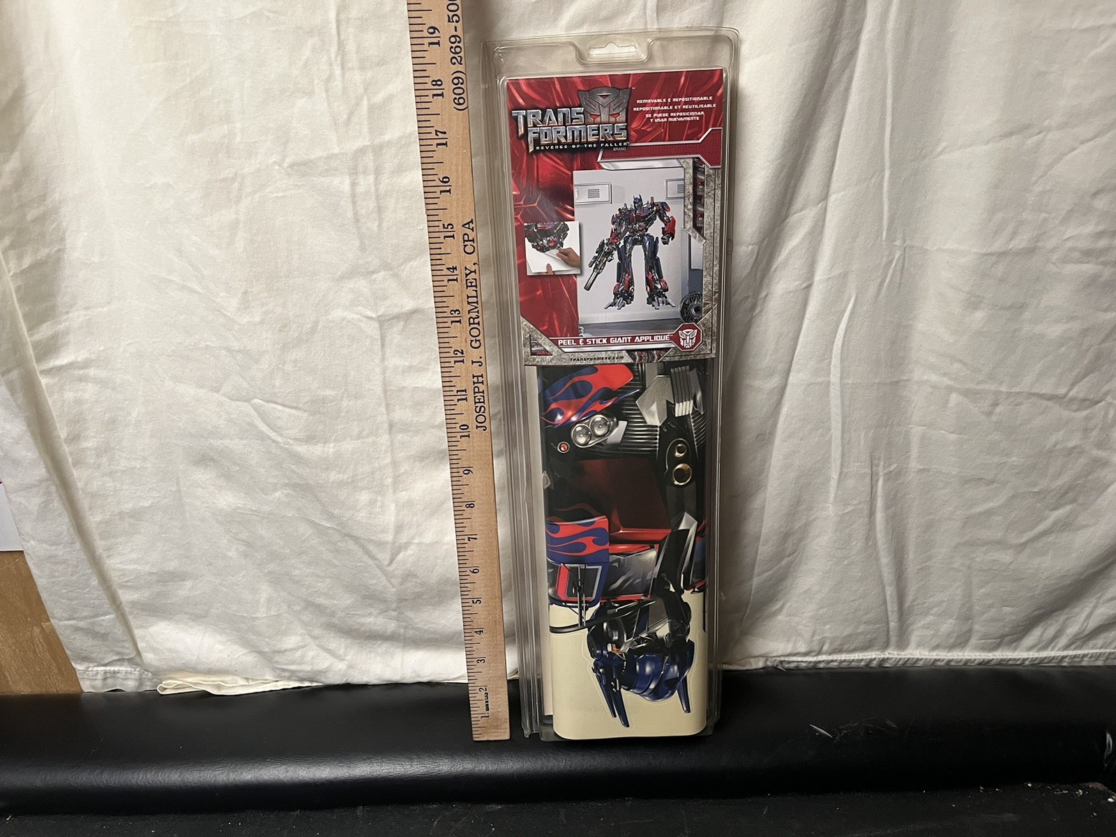 Transformers Peel & Stick Wall Decals Total – New!
