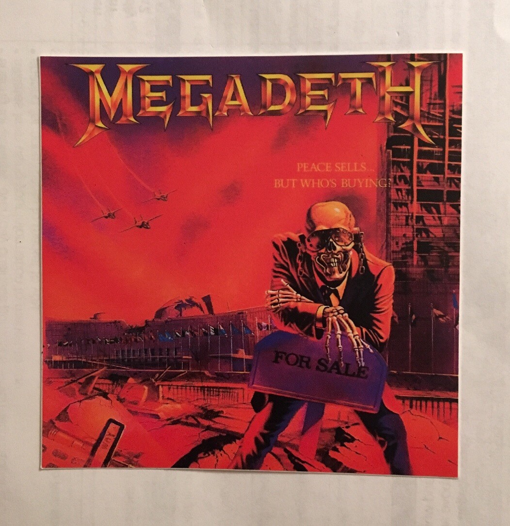 Megadeth Sticker – Peace Sells But Whos Buying
