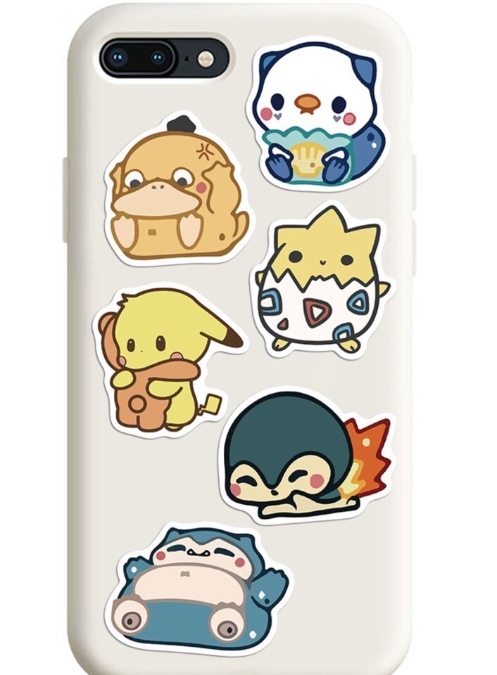 Pokemon Cute Kawaii Chibi Laptop Waterproof Stickers |50 Stickers|