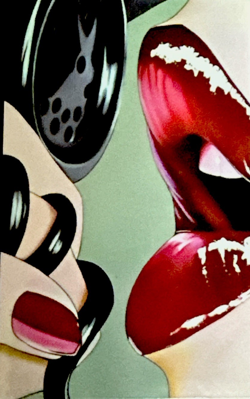SEXY GIRL STICKER✨💋❤️‍🔥💋✨2 1/2” X 1 1/2”✨GLOSSY✨CALL ME!📞 ✨JUICE🍒LIPS👄✨❤️
