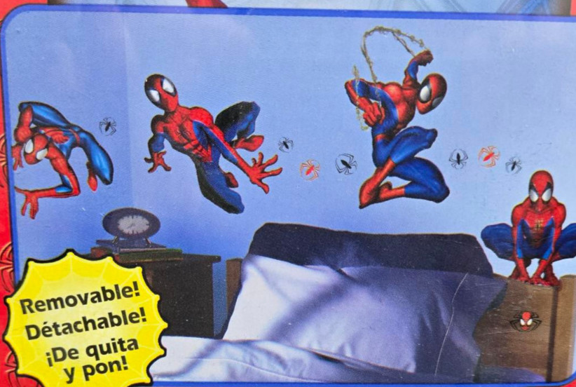 Marvel Spiderman Wall Stickers Kids Bedroom Decals Super Hero Decor PMSMWI1