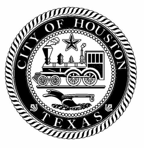 Seal of Houston Texas Sticker Decal R636