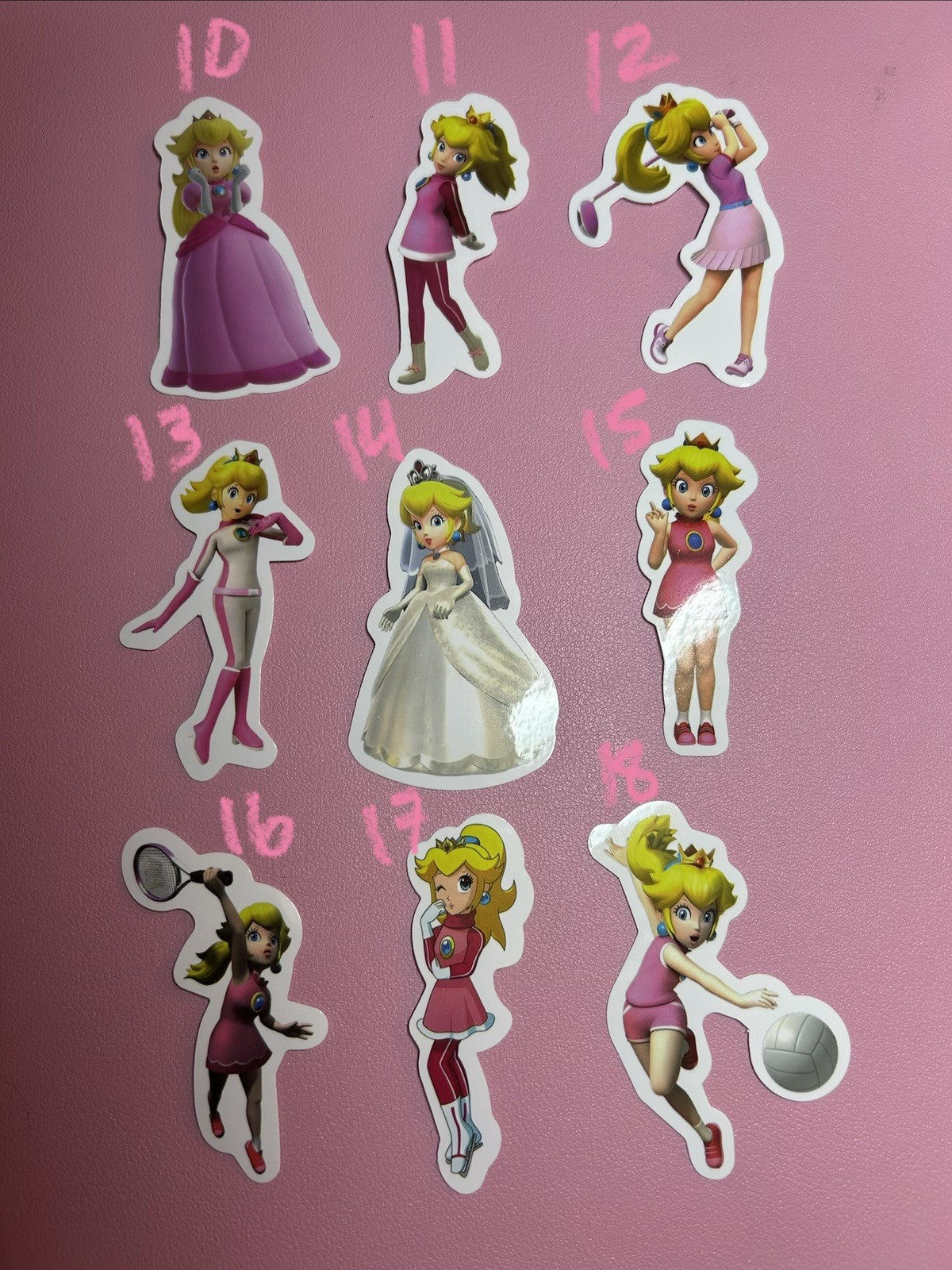 Princess Peach, Sailor Moon And More Anime Stickers