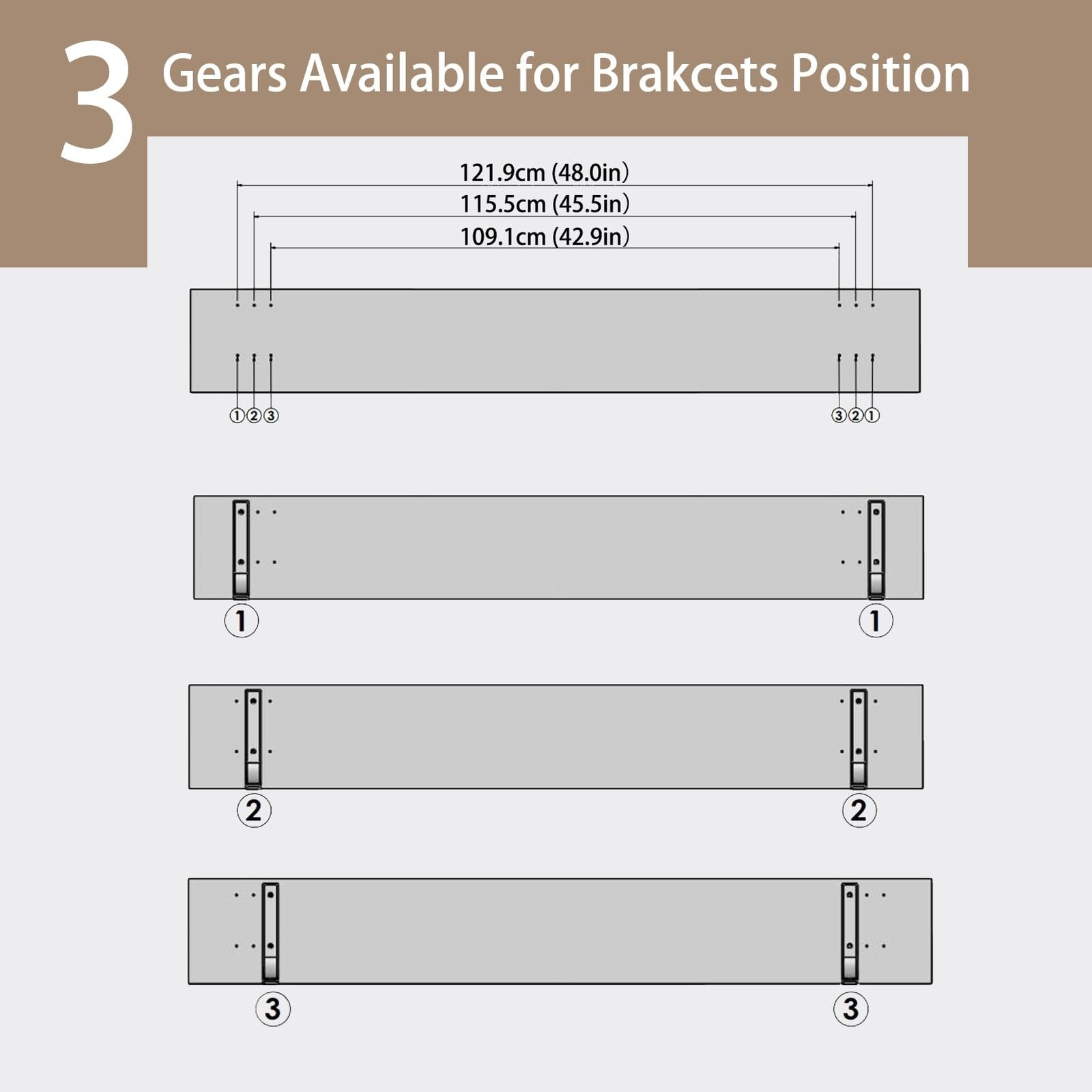DINZI LVJ Long Wall Shelves, 55.1Inch Wall Mounted Shelves Set of 2, Extra La…