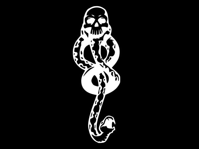 DEATHEATER DARK MARK Harry Potter Vinyl Decal Car Sticker Wall Truck CHOOSE SIZE