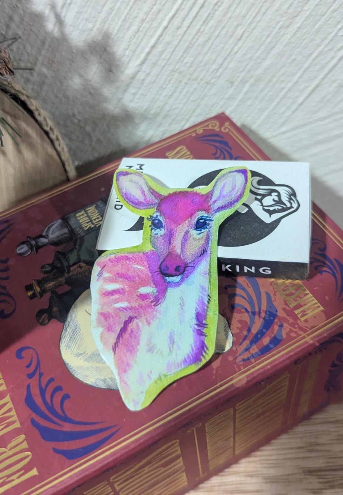 Fawn Sticker – Vinyl, waterproof, original artwork by Lady Lanval