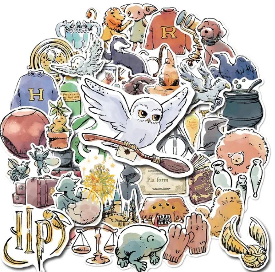 20 PCS Harry Potter Series Theme Stickers BRAND NEW