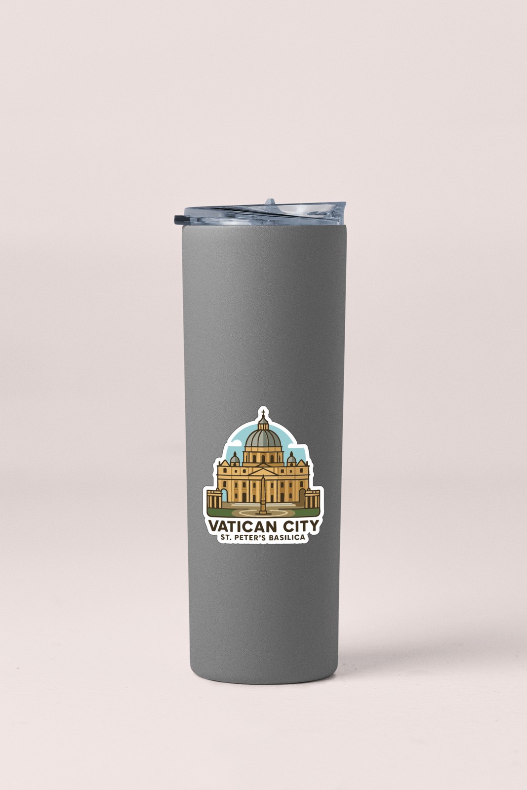 Vatican City & St. Peter’s Basilica Vatican Sticker Decal Vinyl Landmark