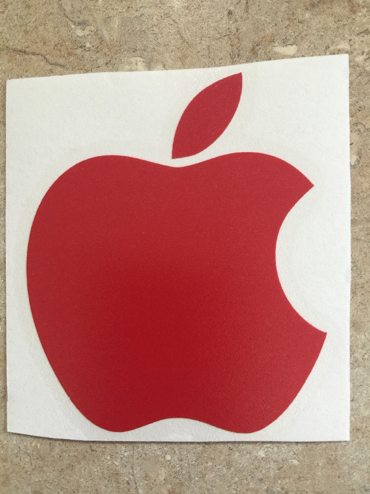 APPLE LOGO vinyl decal sticker for windows laptopcellphoneipad toolbox