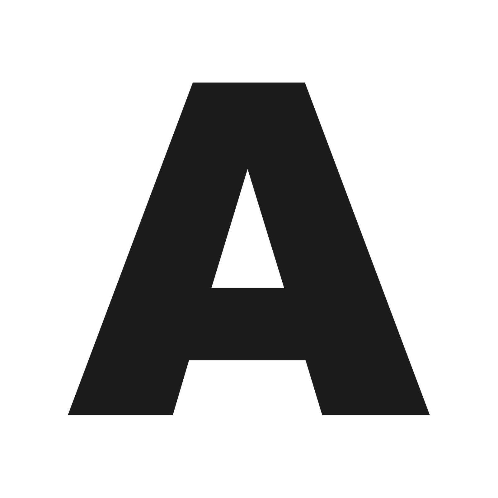 Letter A Initial Arial Black font Vinyl Sticker Decal Monogram Diploma