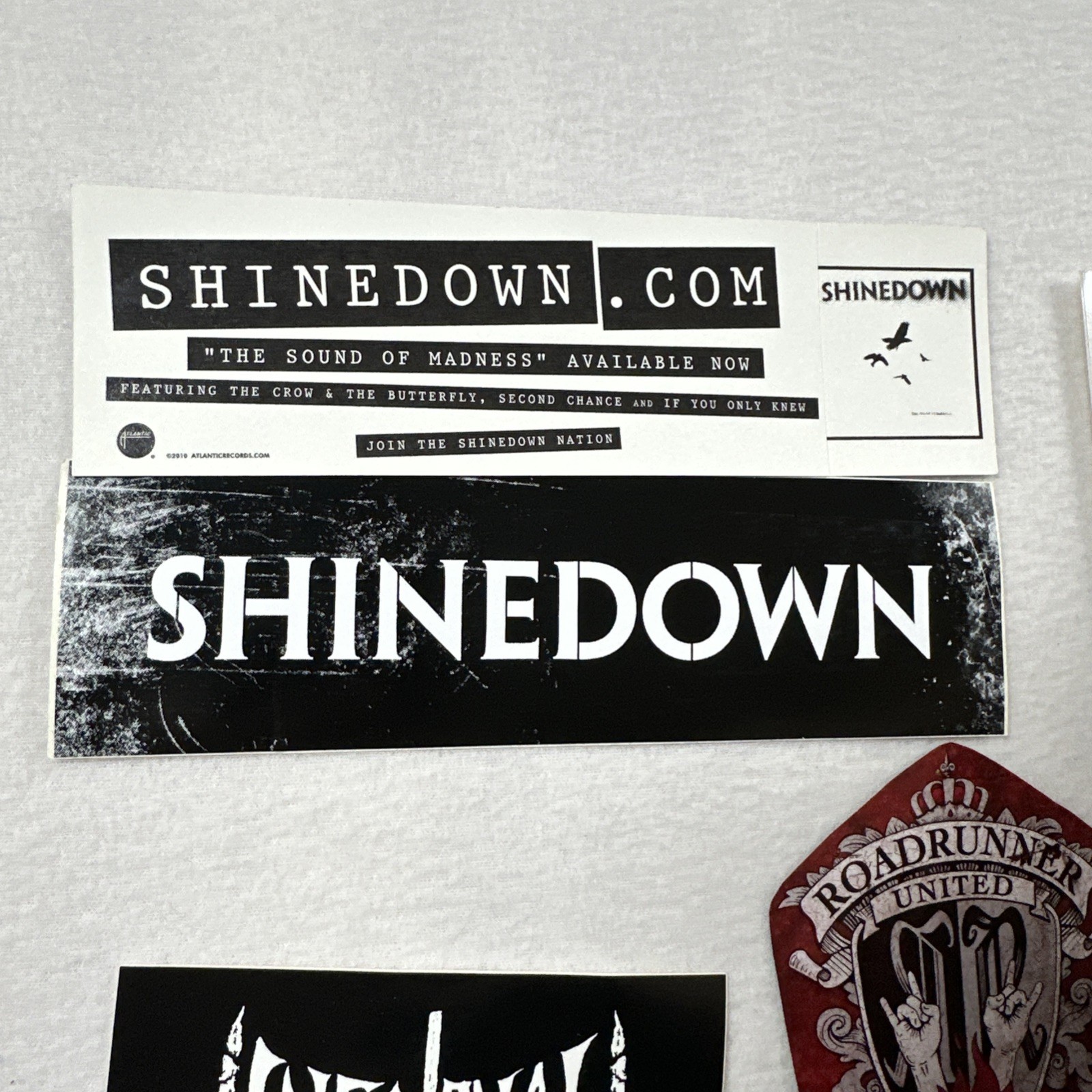 Lot 32 2000s Rock Metal Pop Music Bands Decal Vinyl Stickers Halestorm Shinedown