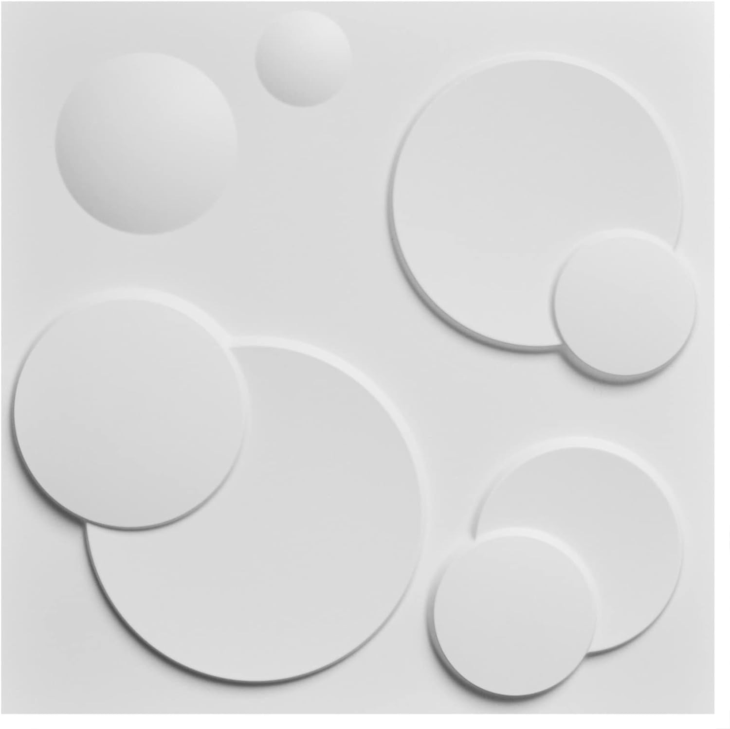 Decorative PVC 3D Wall Panels, 32 Square Feet, Bubble