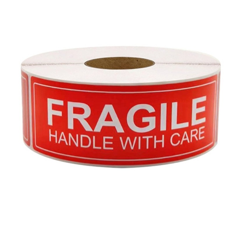 120Pcs Fragile Sticker Adhesive Warning Labels 3x1Inch for Shipping Boxes Carton