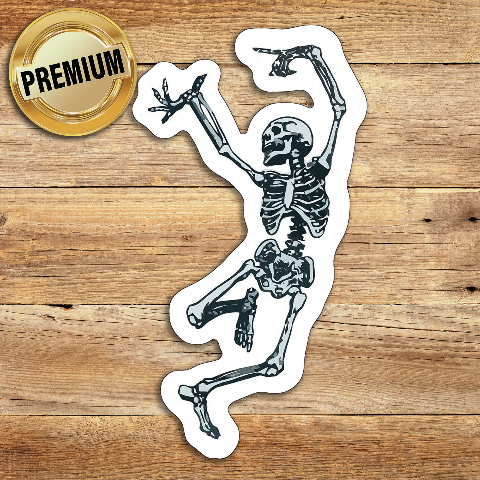 Dancing Skeleton Sticker Decal