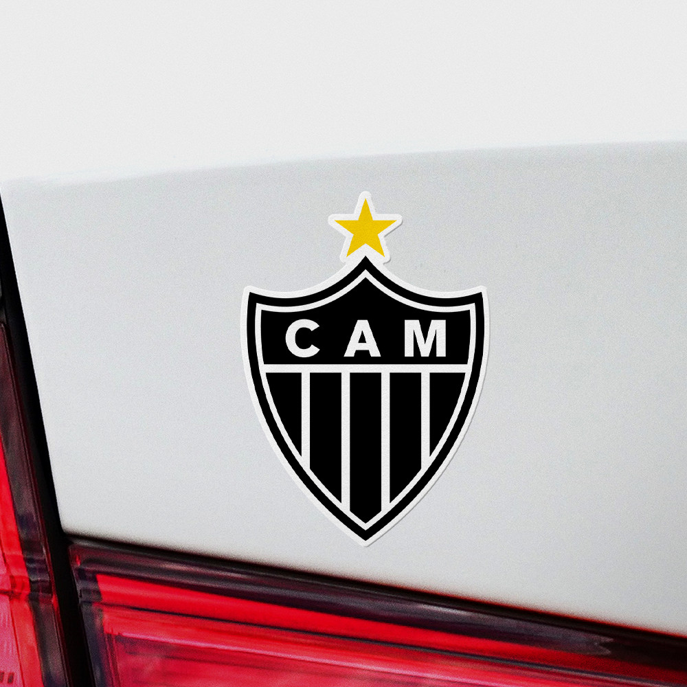 (4 Pack) Atletico Mineiro Brazil Vinyl Sticker Decal Calcomania Adesivo Galo