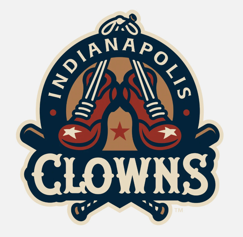 Indianapolis Clowns Baseball Decal Sticker Car Truck Mirror Phone Bumper Window