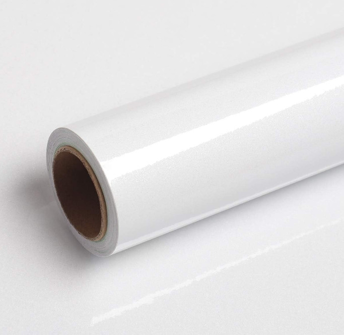 Glossy white indoor & outdoor motorcycle scooter car tuning adhesive film