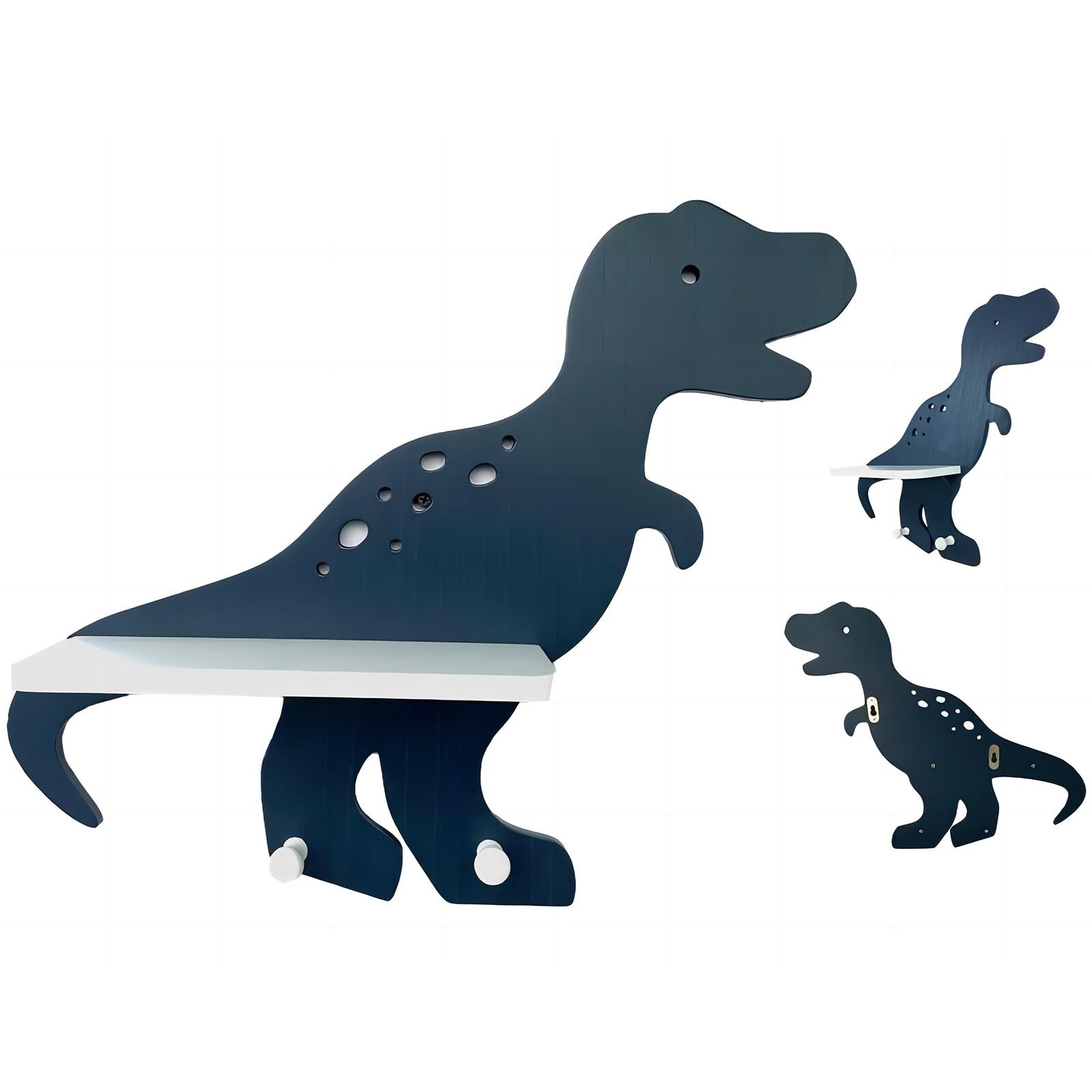 Dinosaur Wooden Wall Shelf Parlor Boudior Children's Decorative Dinosaur Wall…