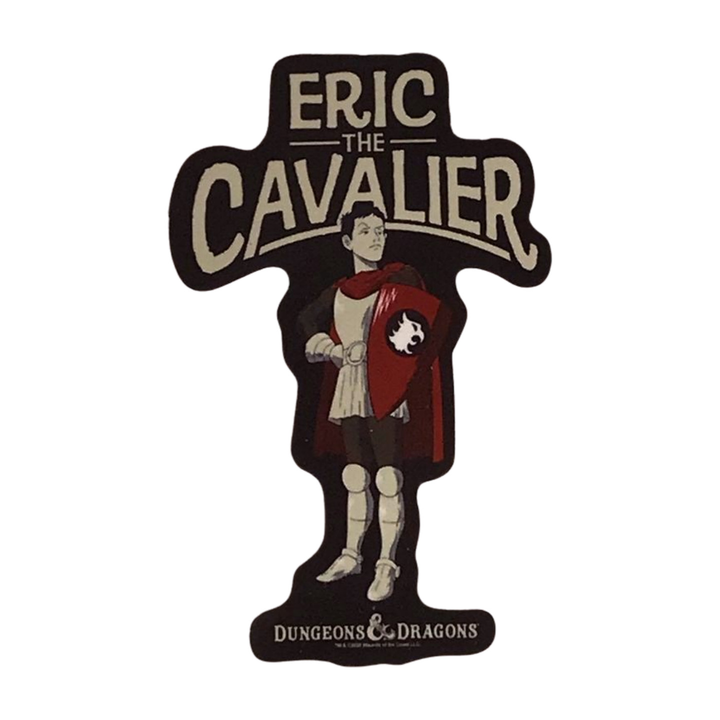 Eric the Cavalier Dungeons & Dragons Sticker