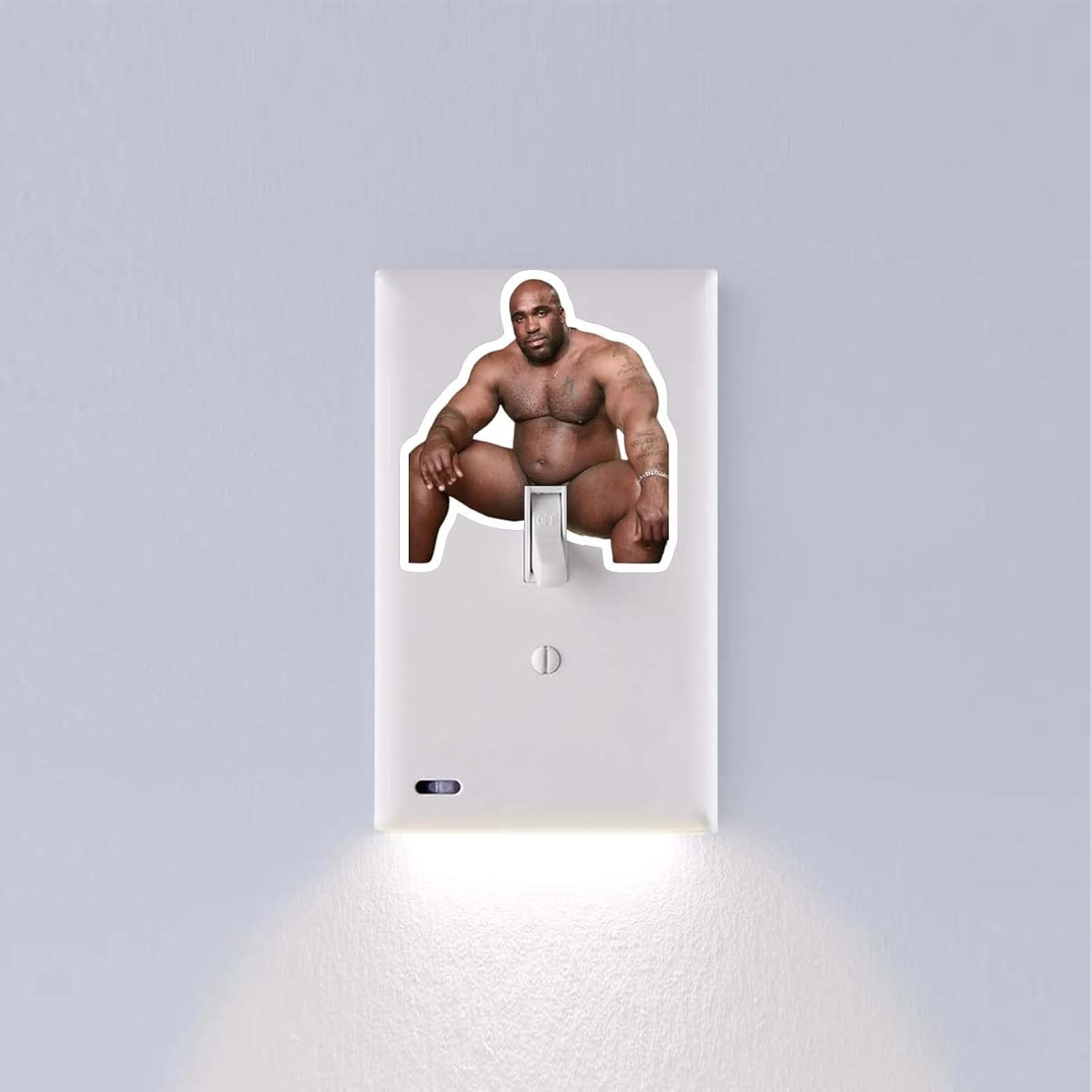 10Pcs Funny Barry Wood Light Switch Sticker Decals, Waterproof Vinyl Prank Jokin