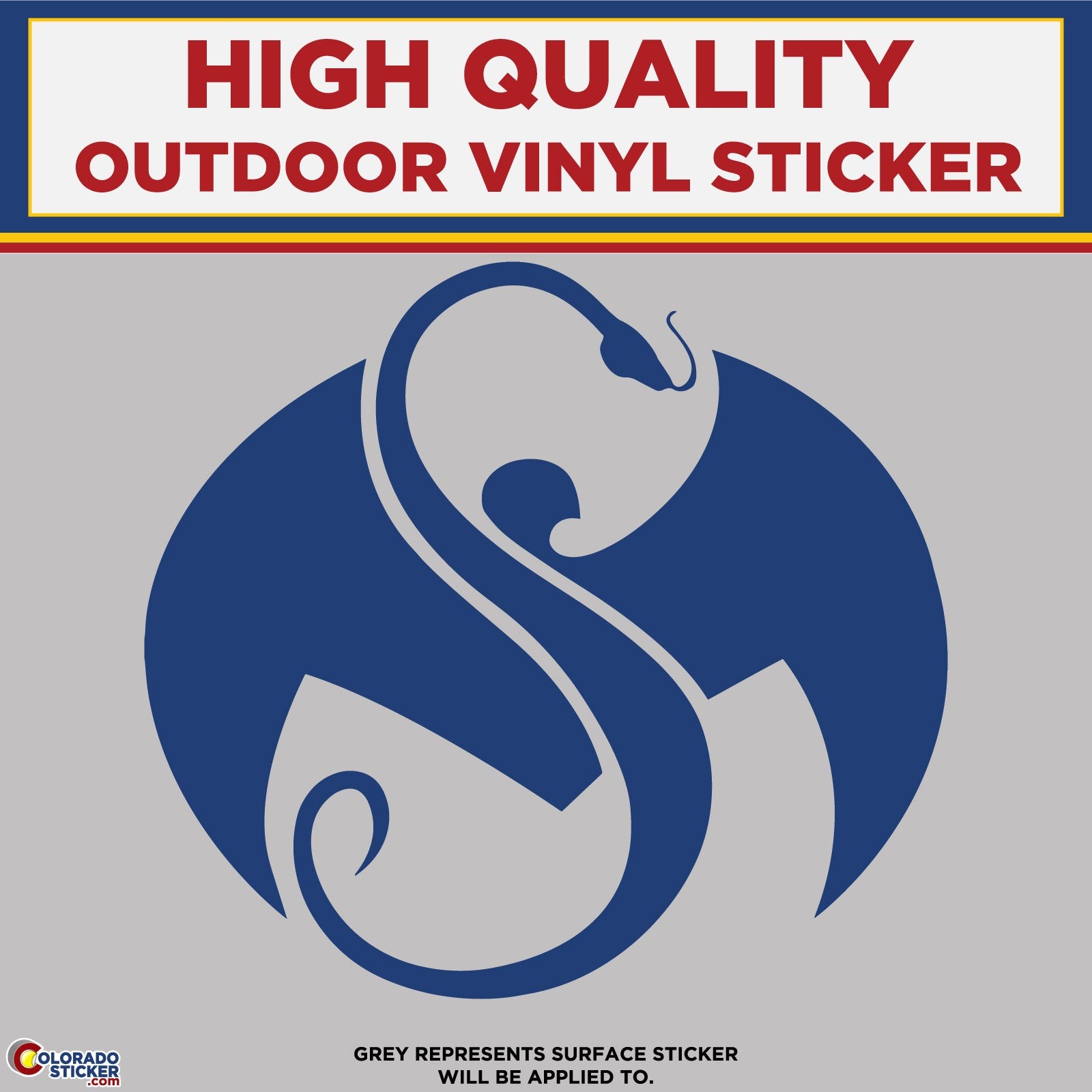 Strange Music Snake & Bat , High Quality Die Cut Vinyl Sticker Decal