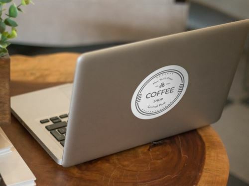 Custom Logo Stickers Personalized Vinyl Labels for Business 50 pk. | instMerch