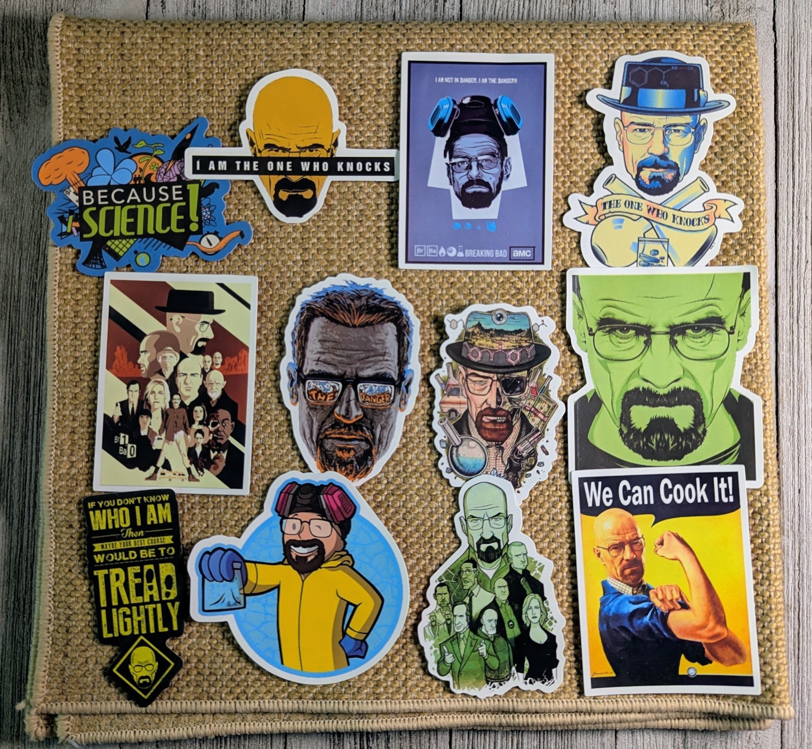 Assorted Breaking Bad Sticker Set 40 Stickers included
