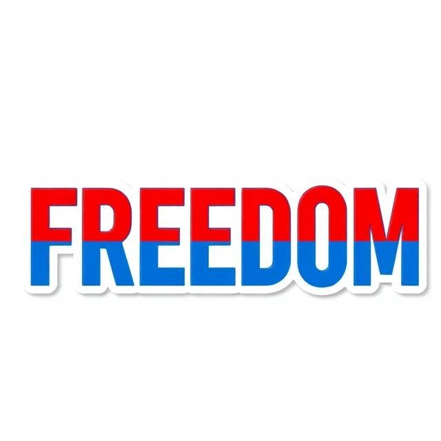 Charlie Kirk Patriot Sticker Freedom Liberty Conservative Vinyl Decal Outdoor