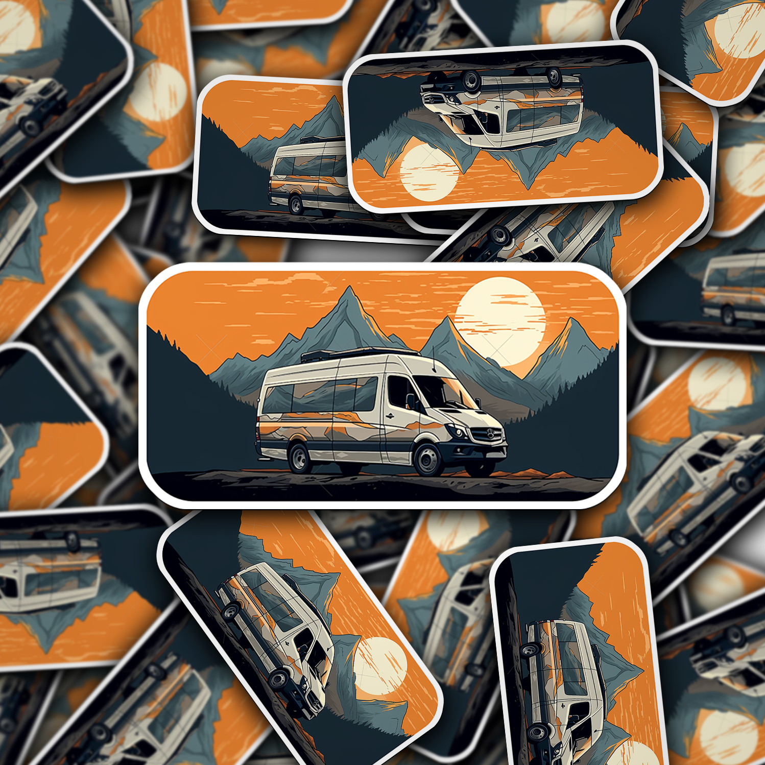 Van Life Vinyl Sticker – Celebrate the Freedom of the Road