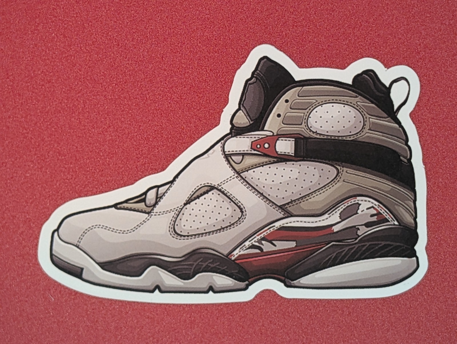 Michael Air Jordan Nike Jumpman Sneakers Tenis Shoes Sticker Decal Bulls ~2 inch