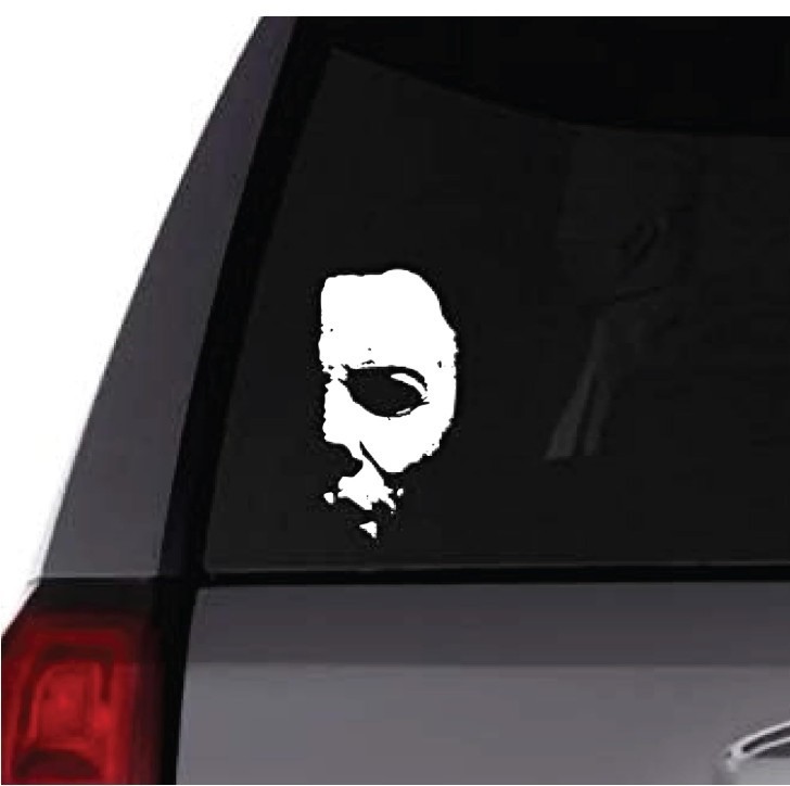Halloween Michael Myers Vinyl Decal 6.6" Waterproof Removable Horror Sticker New