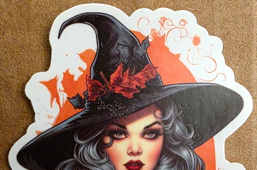 Halloween Sticker Girl Witch Vampire Ghost Gothic Steampunk Punk Emo Anime Manga