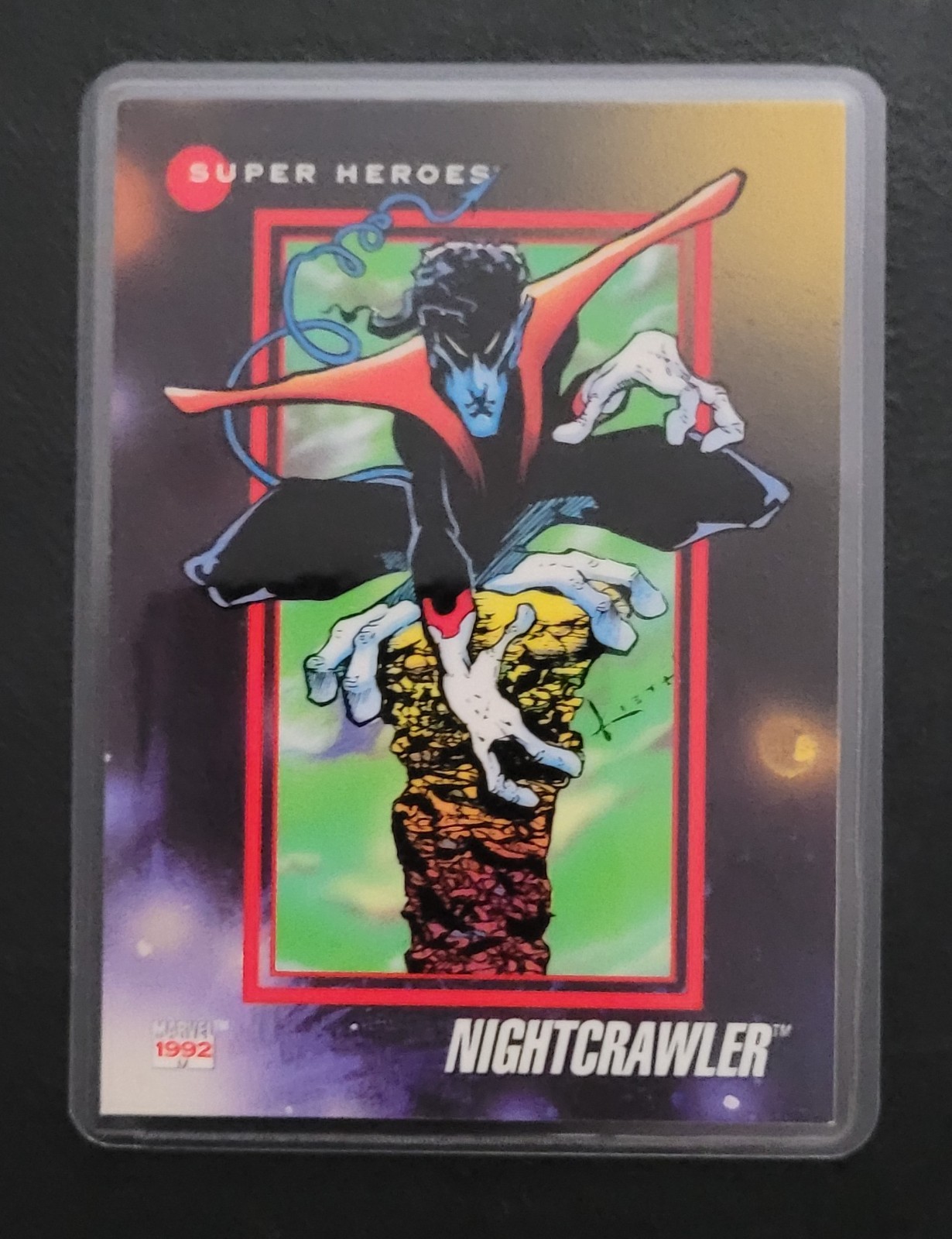 Impel Marvel Universe Superheroes Fridge/Locker/Cabinet Laminated Magnet 1990's